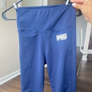 Navy Blue F45 Crop leggings